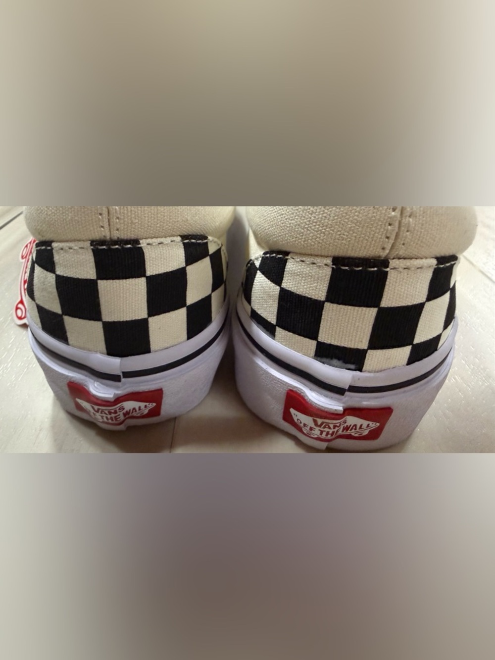 Vans Classic Slip-On Checkerboard black and white BRAND NEW - Picture 4 of 4